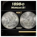 1898-o Morgan Dollar $1 Grades ms62+