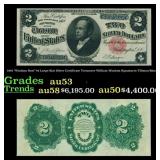 1891 $2 Large Size Silver Certificate "Windom Note