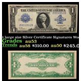 1923 $1 large size Silver Certificate Grades Selec