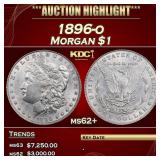 1896-o Morgan Dollar $1 ms62+ USCG