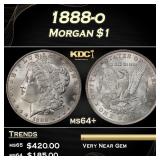 1888-o Morgan Dollar $1 Grades ms64+