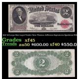 1917 $2 Large Size Legal Tender Note Thomas Jeffer