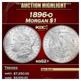 1896-o Morgan Dollar $1 ms62+ USCG