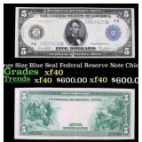 1914 $5 Large Size Blue Seal Federal Reserve Note