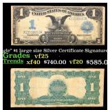 1899 $1 large size Silver Certificate "Black Eagle