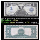 1899 $1 large size Silver Certificate "Black Eagle