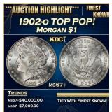 1902-o Morgan Dollar TOP POP! $1 ms67+ SEGS