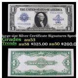 1923 $1 large size Silver Certificate Grades Selec