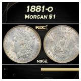 1881-o Morgan Dollar $1 Grades ms62
