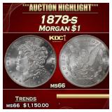 1878-s Morgan Dollar $1 ms66 SEGS