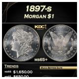 1897-s Morgan Dollar $1 ms65+ SEGS