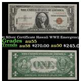 1935A $1 Silver Certificate Hawaii WWII Emergency