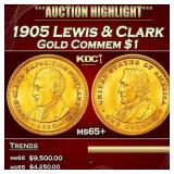1905 Lewis & Clark Gold Commem Dollar 1 ms65+ SEGS
