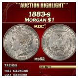 1883-s Morgan Dollar $1 ms62 USCG