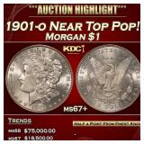 1901-o Morgan Dollar Near Top Pop! $1 ms67+ SEGS
