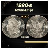 1880-s Morgan Dollar $1 Grades ms63+
