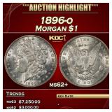 1896-o Morgan Dollar $1 ms62+ USCG