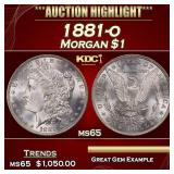 1881-o Morgan Dollar $1 ms65 SEGS