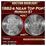 1882-s Morgan Dollar Near Top Pop! $1 ms67+ SEGS