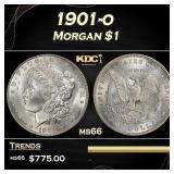 1901-o Morgan Dollar $1 Grades ms66