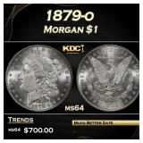 1879-o Morgan Dollar $1 Grades ms64