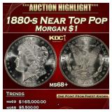 1880-s Morgan Dollar Near Top Pop $1 ms68+ SEGS