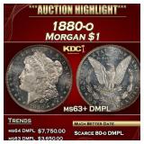 1880-o Morgan Dollar $1 ms63+ DMPL SEGS
