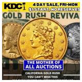 HUGE! California Gold Rush Rare Coin Auction 2NM
