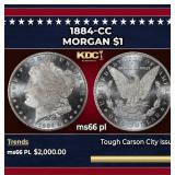 1884-cc Morgan Dollar $1 ms66 pl SEGS
