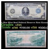 1914 $10 Large Size Blue Seal Federal Reserve Note