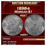 1898-s Morgan Dollar $1 ms63+ USCG