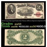 1917 $2 Large Size Legal Tender Note Thomas Jeffer