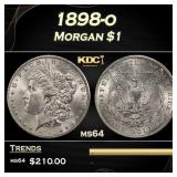 1898-o Morgan Dollar $1 Grades ms64
