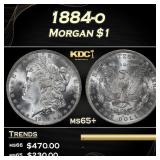 1884-o Morgan Dollar $1 Grades ms65+