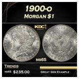 1900-o Morgan Dollar $1 Grades ms65