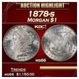 1878-s Morgan Dollar $1 ms66 SEGS
