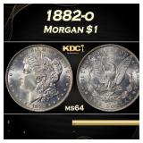 1882-o Morgan Dollar $1 Grades ms64