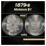 1879-s Morgan Dollar $1 Grades ms62