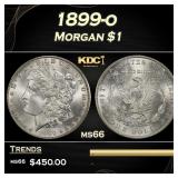 1899-o Morgan Dollar $1 Grades ms66