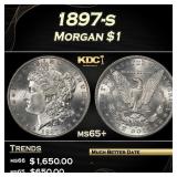 1897-s Morgan Dollar $1 ms65+ SEGS