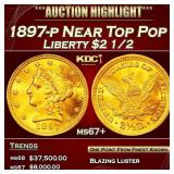 1897-p Gold Liberty Quarter Eagle Near Top Pop $2