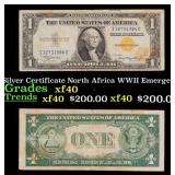 1935A $1 Silver Certificate North Africa WWII Emer