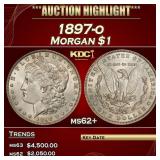 1897-o Morgan Dollar $1 ms62+ USCG