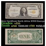 1935A $1 Silver Certificate North Africa WWII Emer