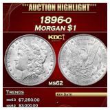 1896-o Morgan Dollar $1 ms62 USCG
