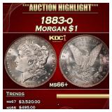1883-o Morgan Dollar $1 ms66+ SEGS