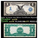 1899 $1 large size Silver Certificate "Black Eagle