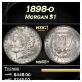 1898-o Morgan Dollar $1 Grades ms65+