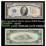 1934A $10 Silver Certificate North Africa WWII Eme