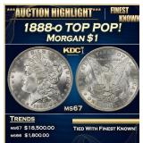 1888-o Morgan Dollar TOP POP! $1 ms67 SEGS